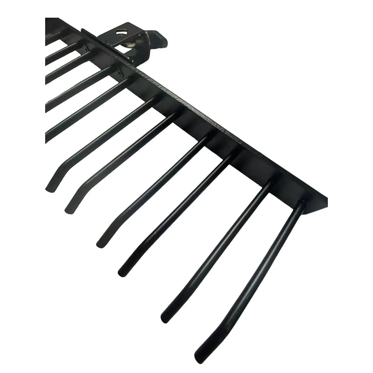 Black metal drumsticks display stand with ten curved tines holds 4-5 pairs of mallets wall mount for beginner professionals drum