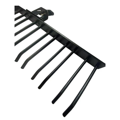 Black metal drumsticks display stand with ten curved tines holds 4-5 pairs of mallets wall mount for beginner professionals drum