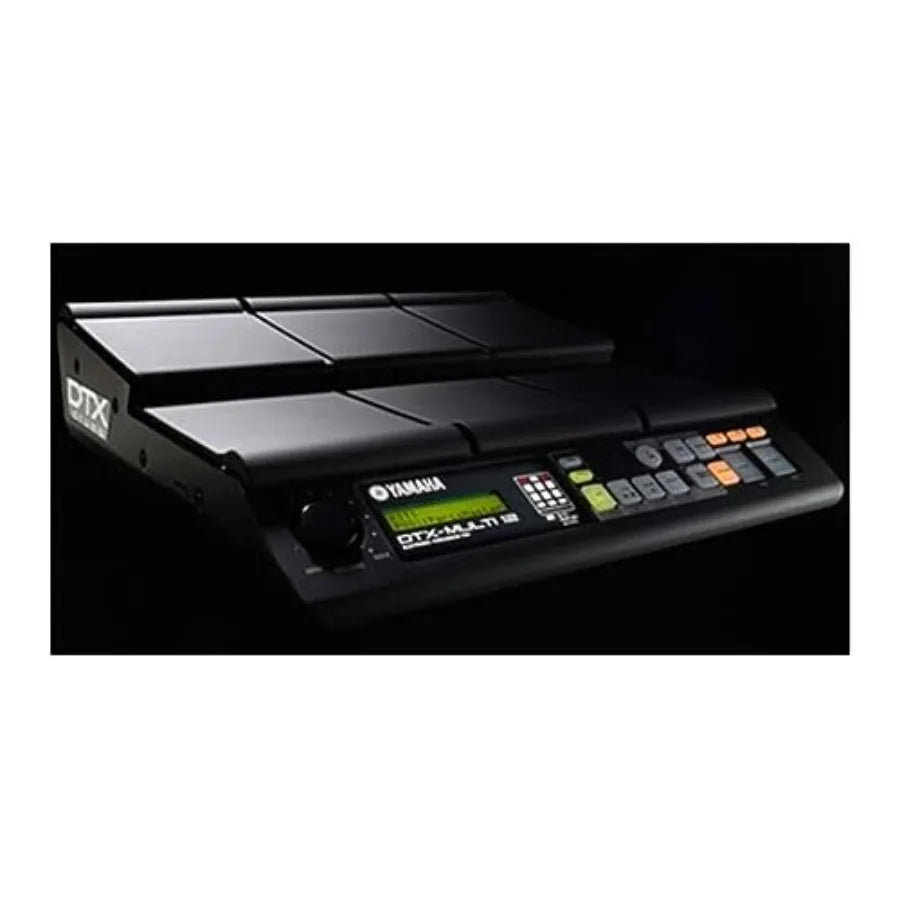 Black yamaha dtx multi pad electronic drum pad with eight playing surfaces and responsive touch sensitivity for production