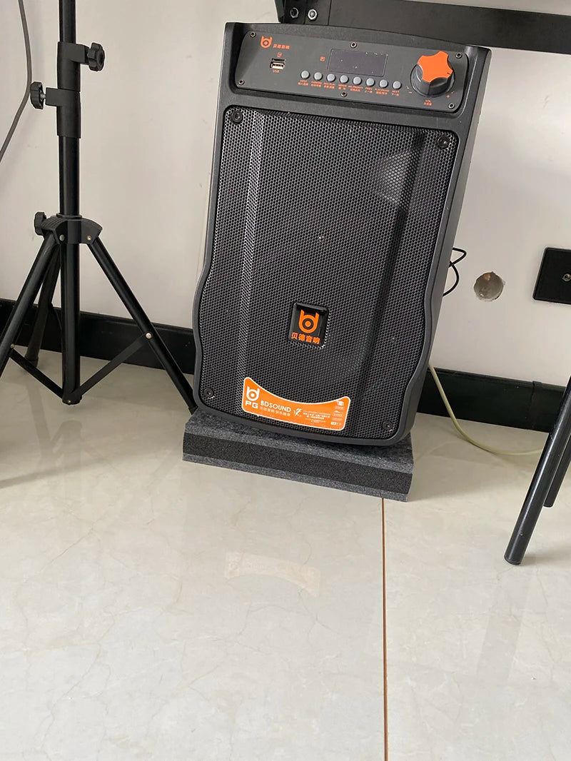 HiFi Audio Rack Isolation Pad Bass Speaker Shock Absorber Feet Spikes Stand for Subwoofers Studio Monitors & Drum Kits