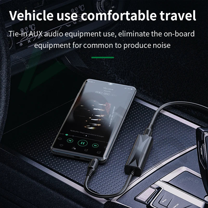 3.5mm Audio Aux Cable Anti-interference Ground Loop Noise Filter Lsolator Eliminate Cancelling For Home Stereo Car Audio System