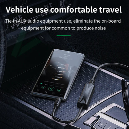 3.5mm Audio Aux Cable Anti-interference Ground Loop Noise Filter Lsolator Eliminate Cancelling For Home Stereo Car Audio System
