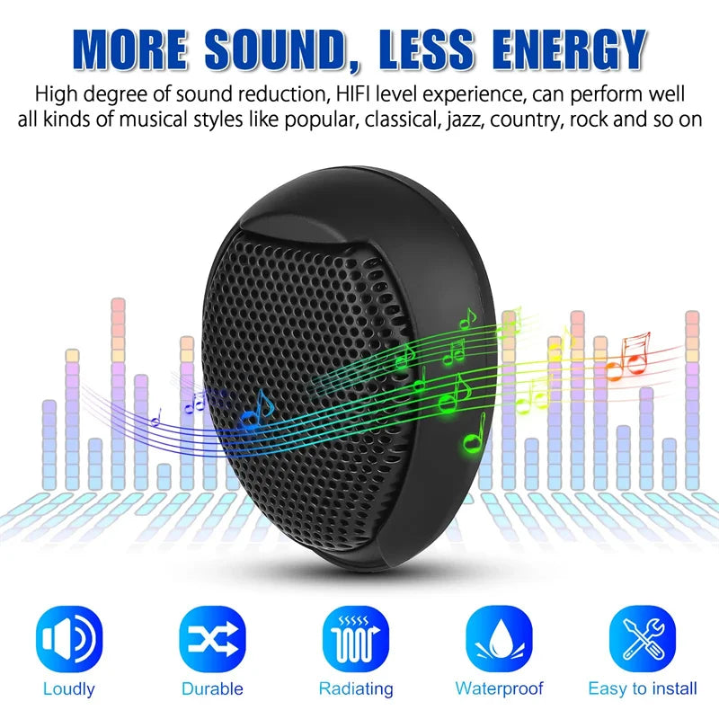 1 Pair Of 1000w Universal Car Dome Tweeter Waterproof Super Power High Noise Reduction Hifi-level Audio High Frequency Speaker