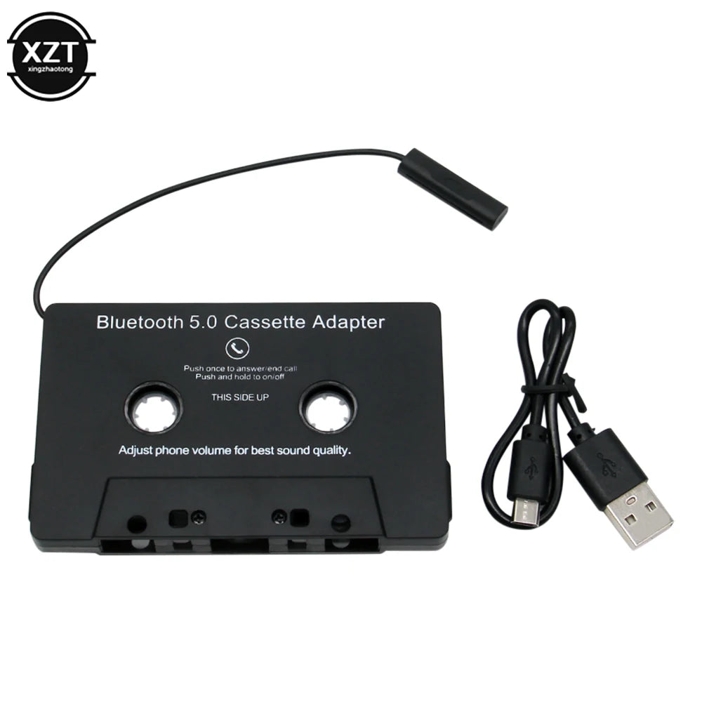 Universal Bluetooth 5.0 Converter Car Tape Converter Car MP3/SBC/stereo Bluetooth Audio Cassette Player AUX Adapter