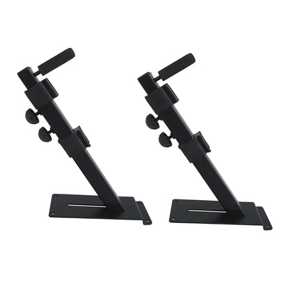 Black metal electronic piano stand adjustable wall mount rack with arms for electric guitar banjo storage organizer keyboard accessories