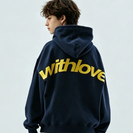 European and American Street Style Sweatshirts for Hip Hop Autumn Men's Women's Casual Hoodies Quality Cotton Pullover Tops