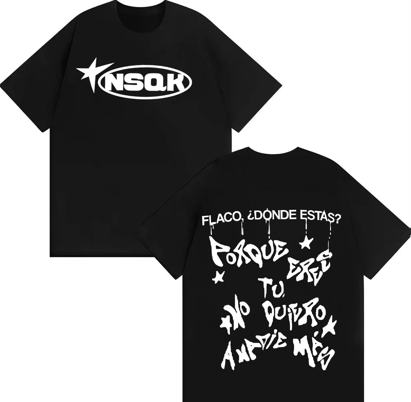 Rapper Nsqk Do You Think about Me Letters Print T-shirt Mens Popluar Hip Hop Comfort T-shirts Casual Y2K Short Sleeve Tshrits