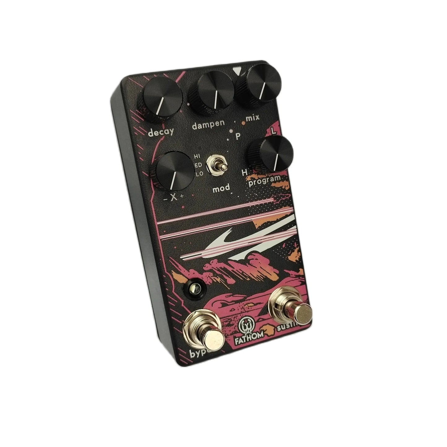 Xiao 1:1 Pedals Walrus Audio Fathom Multi Reverb and Arp-87 Delay Guitar Pedal