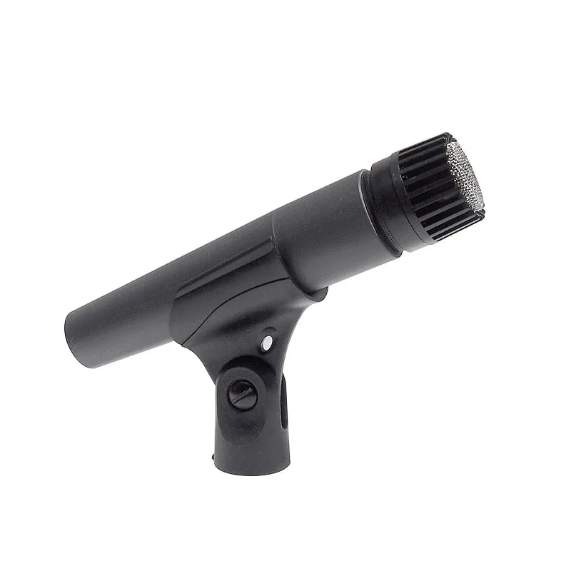 Black finlemho microphone dyanmic capsule with metallic mesh grille for recording studio sm57 guitar amplifier drum use