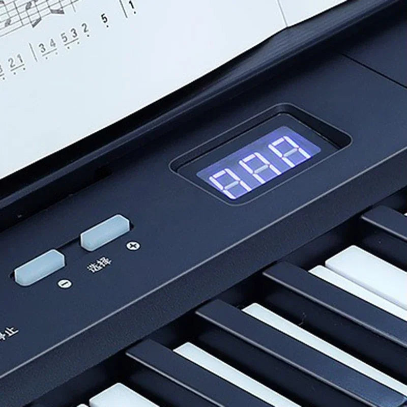 Black adult electronic piano with 88 keys professional midi bluetooth and portable keyboard organ with chinese controls
