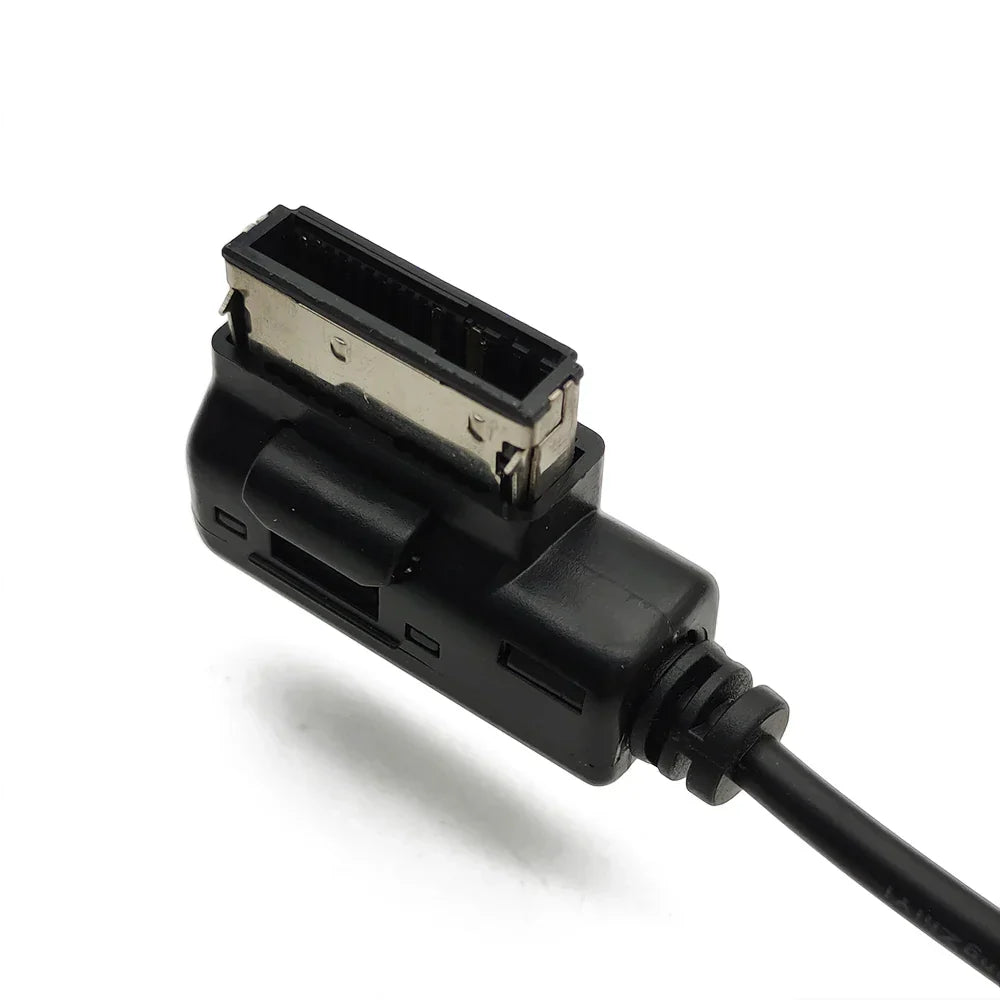 Black plastic music adapter ami with silver 30-pin connector for iphone fitting audi vw mmi mdi interface auto parts