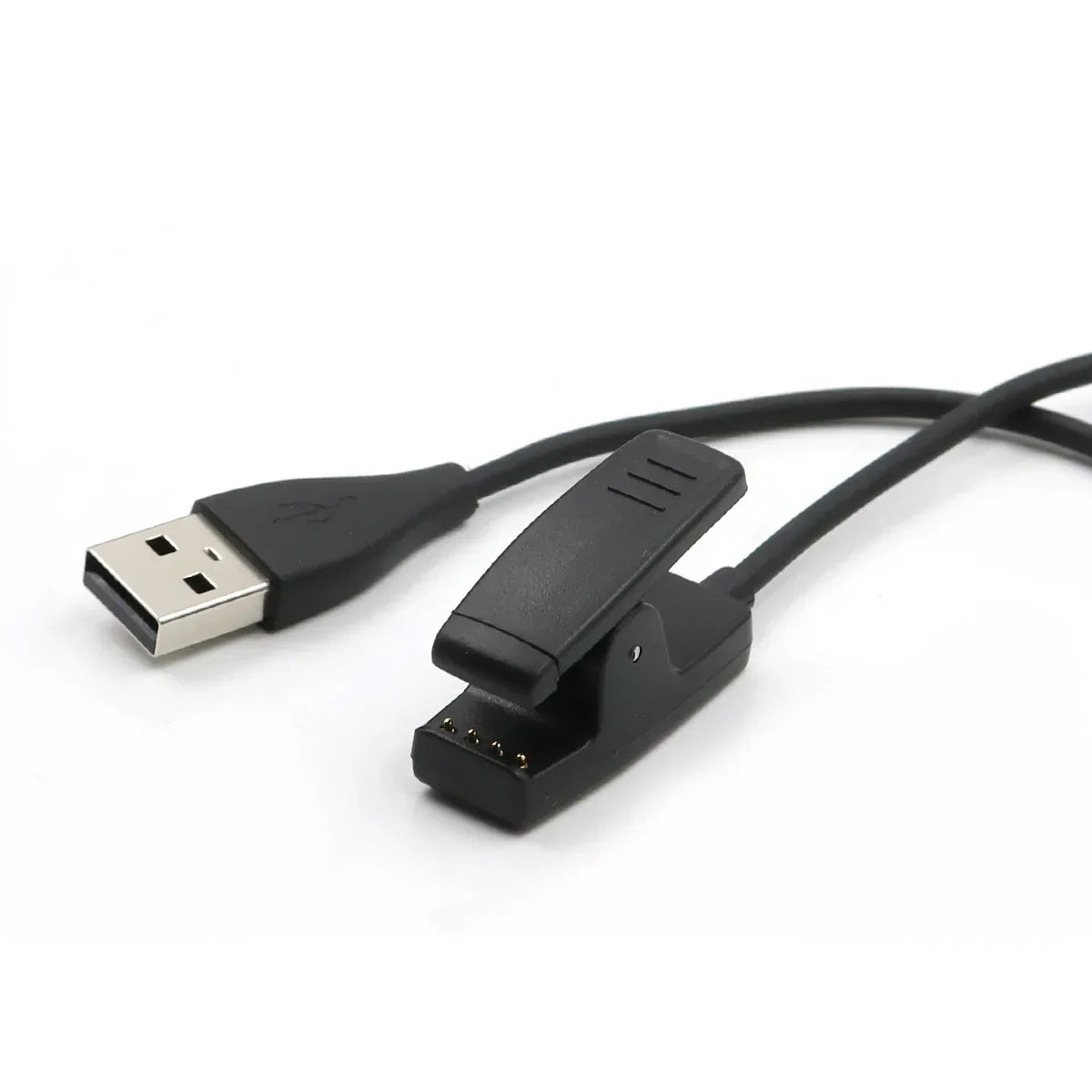Black usb charger charging clip cable for garmin forerunner 735xt and approach s20 g10 smartwatch replacement cable