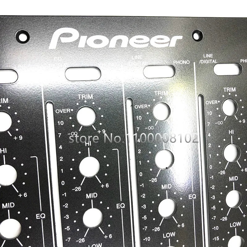 Black pioneer djm800 faceplate dnb1144 fader panel dah2427 dah2426 brand with white刻度和旋钮 in stock warehouse