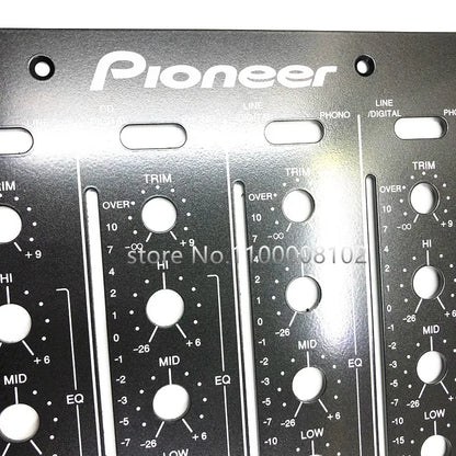 Black pioneer djm800 faceplate dnb1144 fader panel dah2427 dah2426 brand with white刻度和旋钮 in stock warehouse