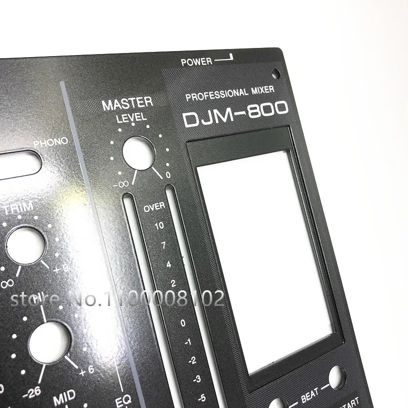 Black plastic faceplate dnb1144 fader panel dah2427 dah2426 for pioneer djm800 professional mixer new stock