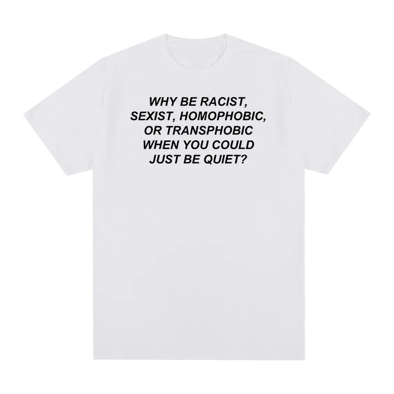 White cotton Frank Rapper hip hop t-shirt with black printed text across the chest for men and women