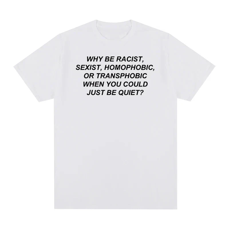 White cotton frank rapper hip t shirt with black text on chest blond cotton men tee tshirt womens tops