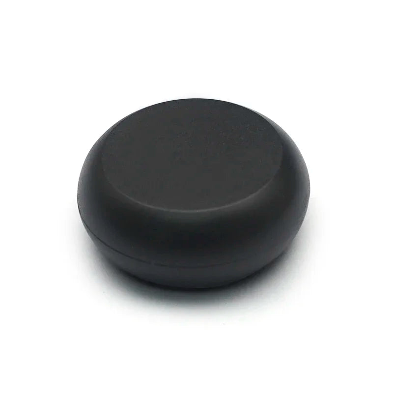 Black round matte-finished plastic cap for getmusic guitar pickup piezo contact microphone for acoustic classical violin use