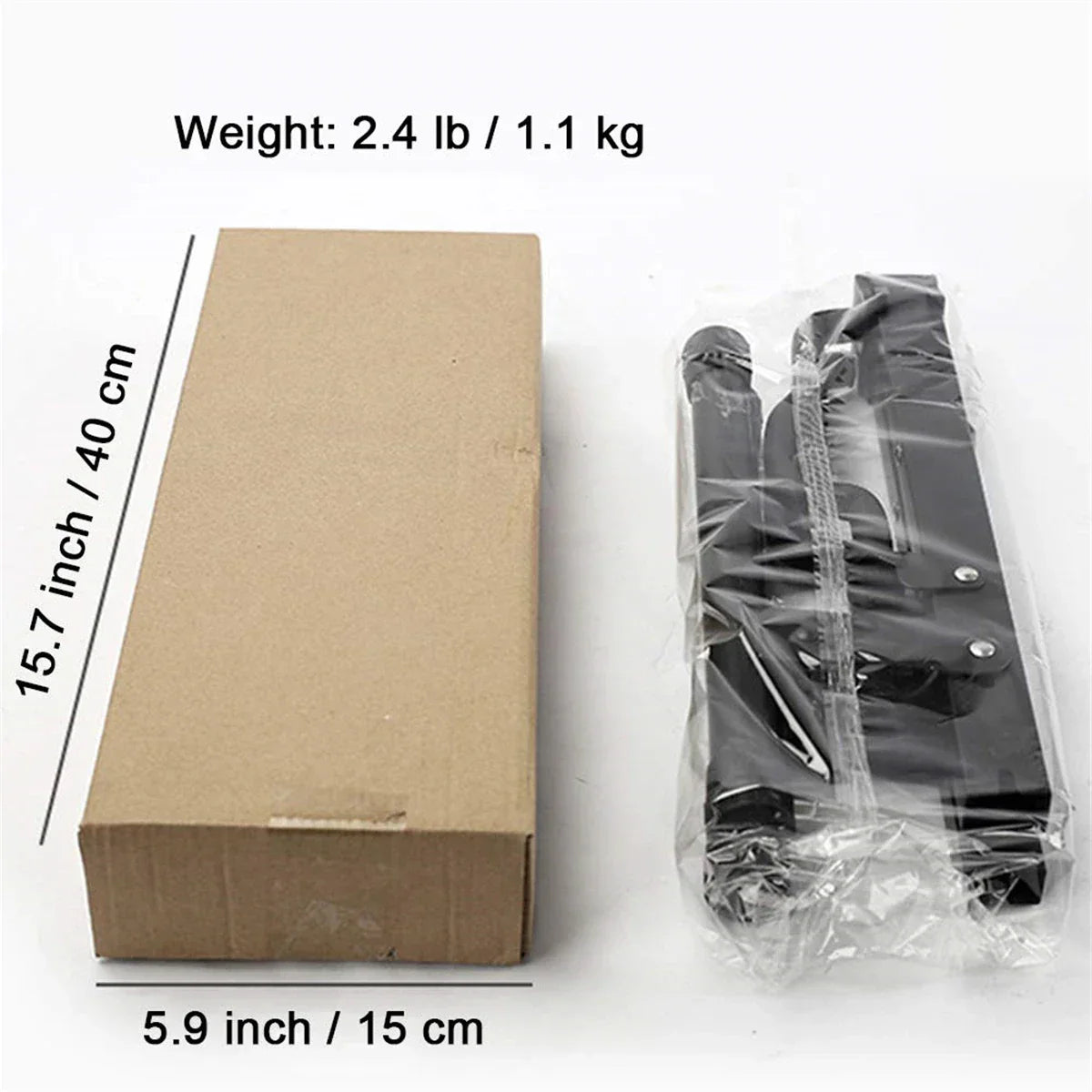 Black metal hinge set in clear packaging for guitar stand folding floor universal metal for bass guitars banjo use