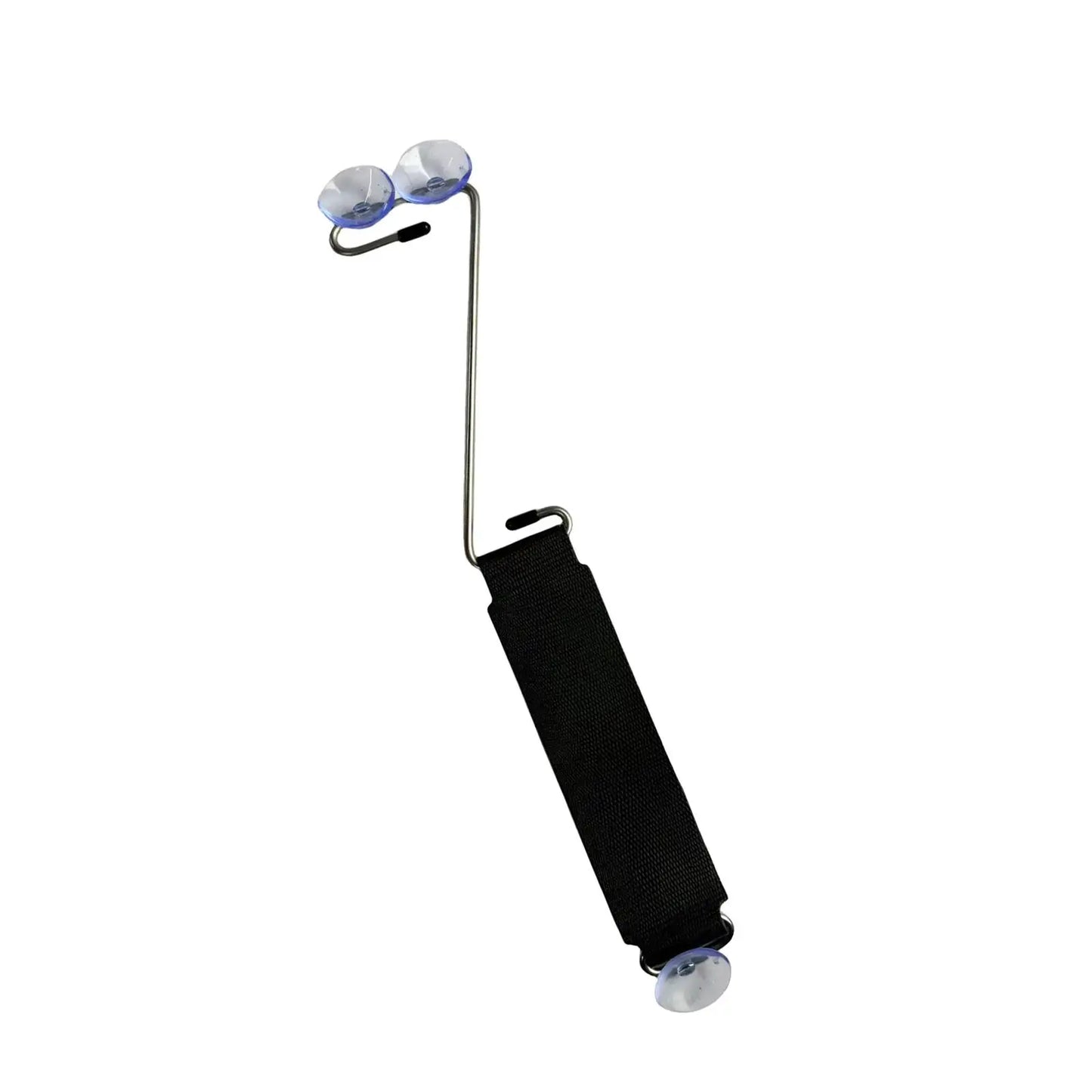 Black fabric guitar support stable leg rest bracket with metal frame and suction cups for ukuleles electric guitar