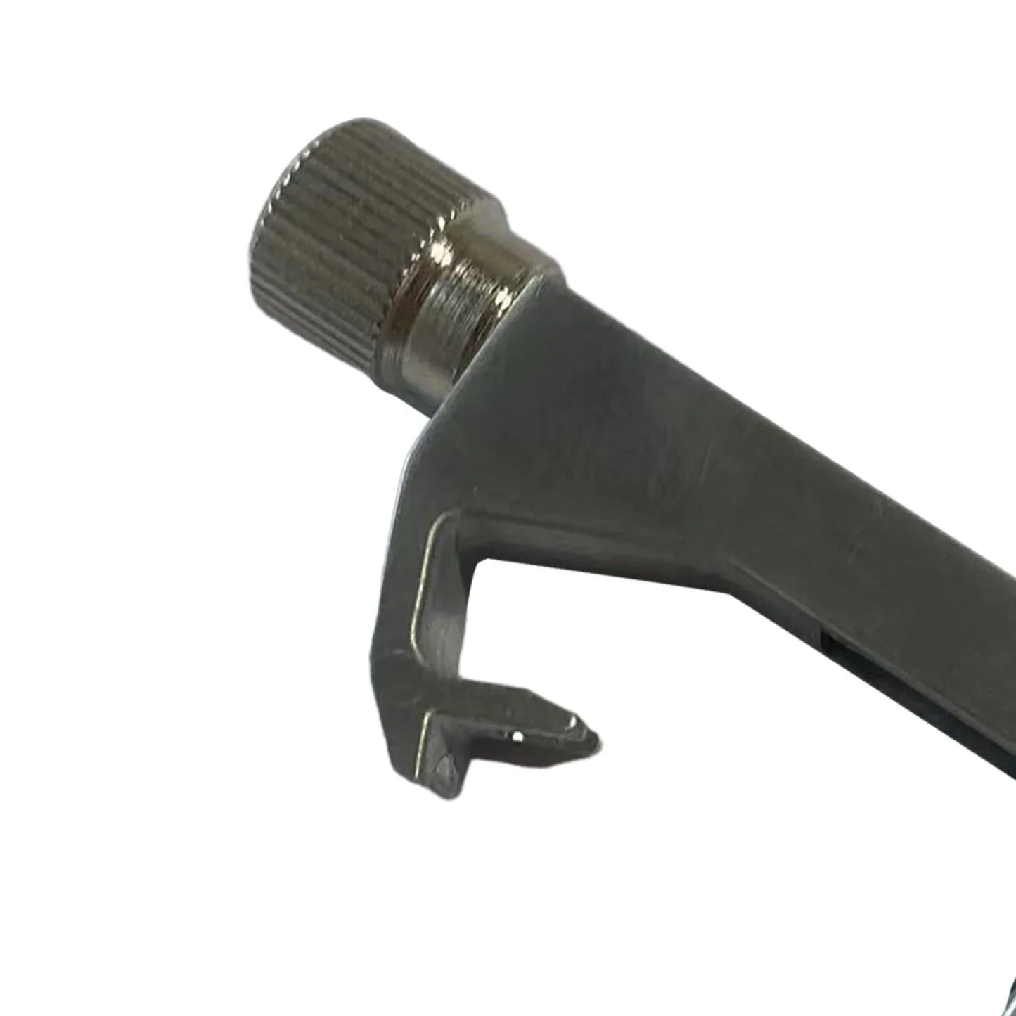 Black metal tire valve core remover with knurled adjustment knob for professionals professional guitar tone calibrator