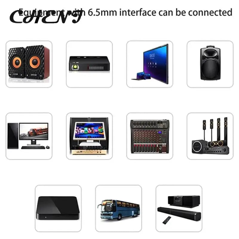 Black and silver handheld microphone suited with 6.5mm interface cardioid mic dynamic for karaoke singing machines and outdoor use