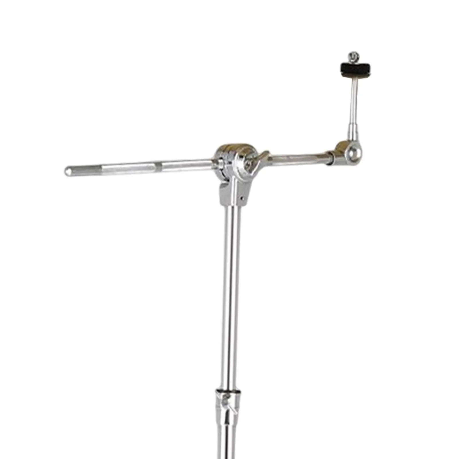 Chrome finished hat stand tripod with anti skid adjustable height telescoping pole and black rubber clamp for musical instrument lightweight use