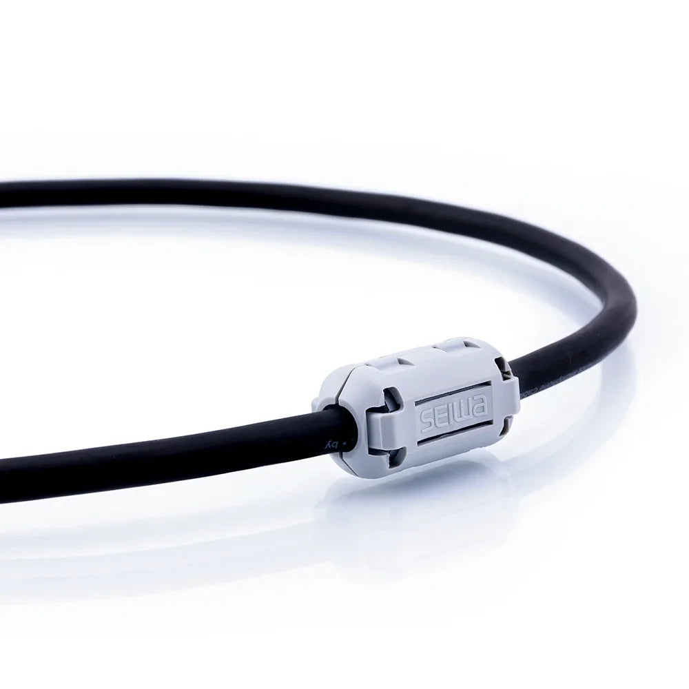Black hifi monster midi 5 pin male electric piano keyboard instrument cable with gray sewa connector