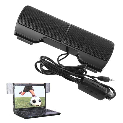 Black high definition stereo wired dual-speaker car audio system with coiled cable for office daily holiday party supplies