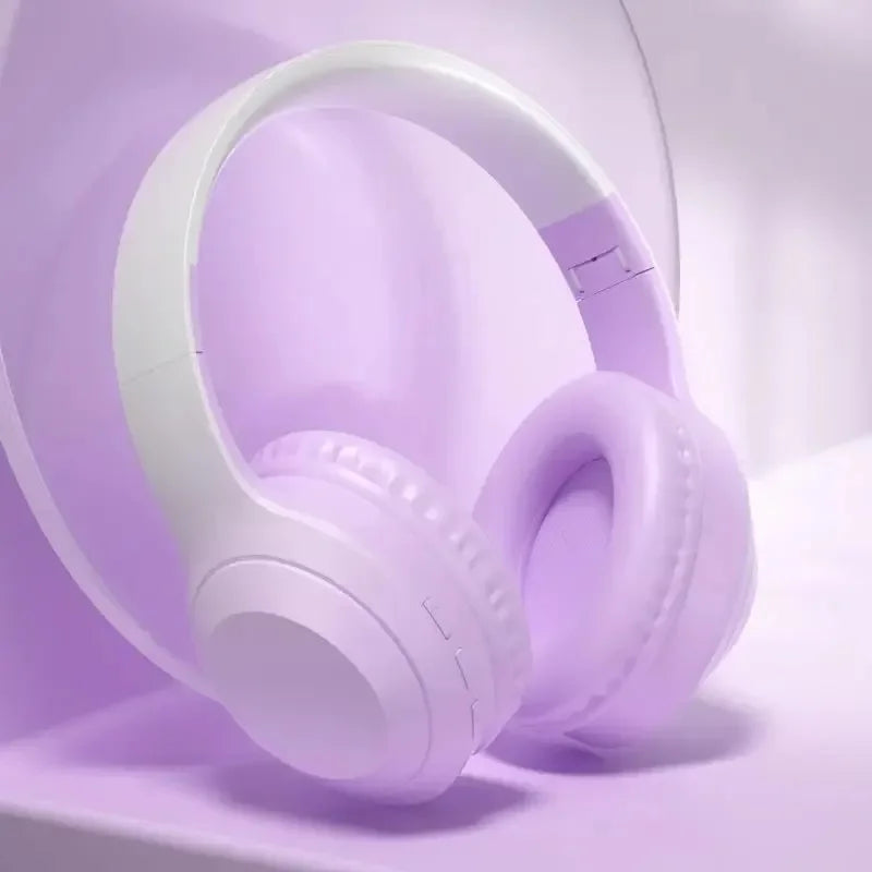 White over-ear wireless noise cancelling gaming headphones with soft cushioned earcups and stereoscopic surround sound