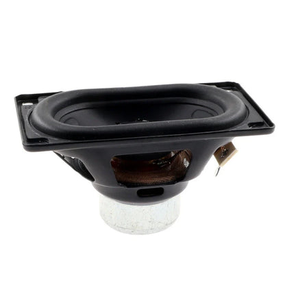 Black oval-shaped bluetooth-compatible speaker horn with matte finish and metallic silver base for flip 6 flip 5 repair part