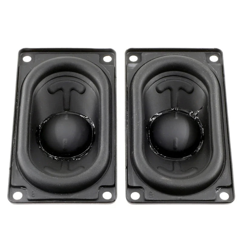 Black rectangular speaker horn with matte finish and circular drivers, bluetooth-compatible for flip 6 and flip 5 repair part