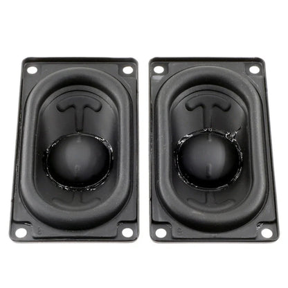 Black rectangular speaker horn with matte finish and circular drivers, bluetooth-compatible for flip 6 and flip 5 repair part