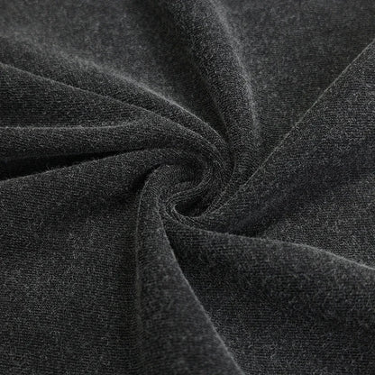 Dark gray soft-textured knit fabric of vintage washed black streetwear doberman dog cotton unisex tops tee hipster