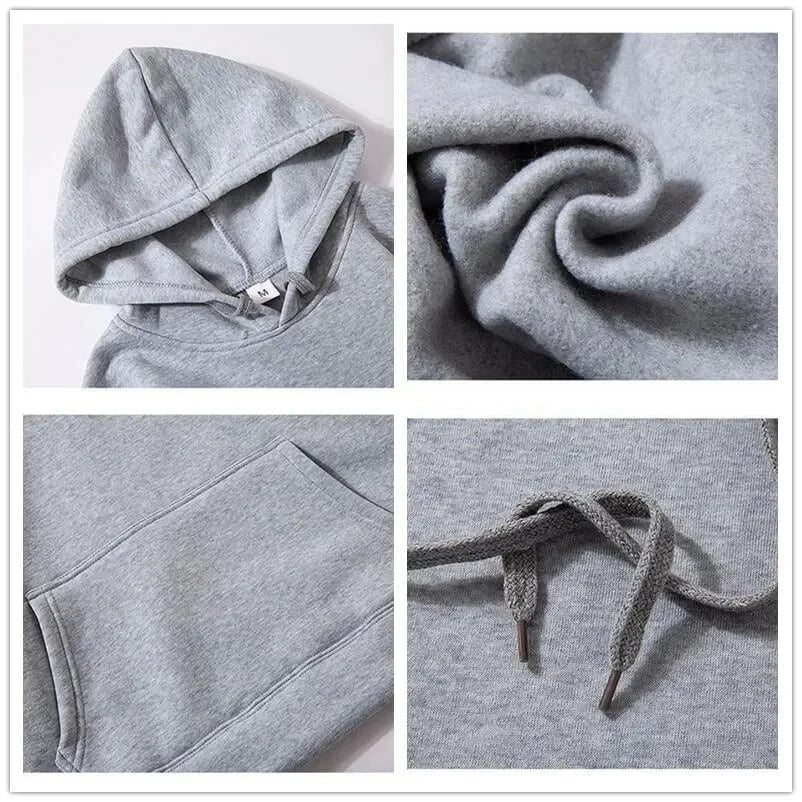 Gray heathered cotton soft tour hoodie with ribbed cuffs drawstrings and graphic printing autumn for men fans