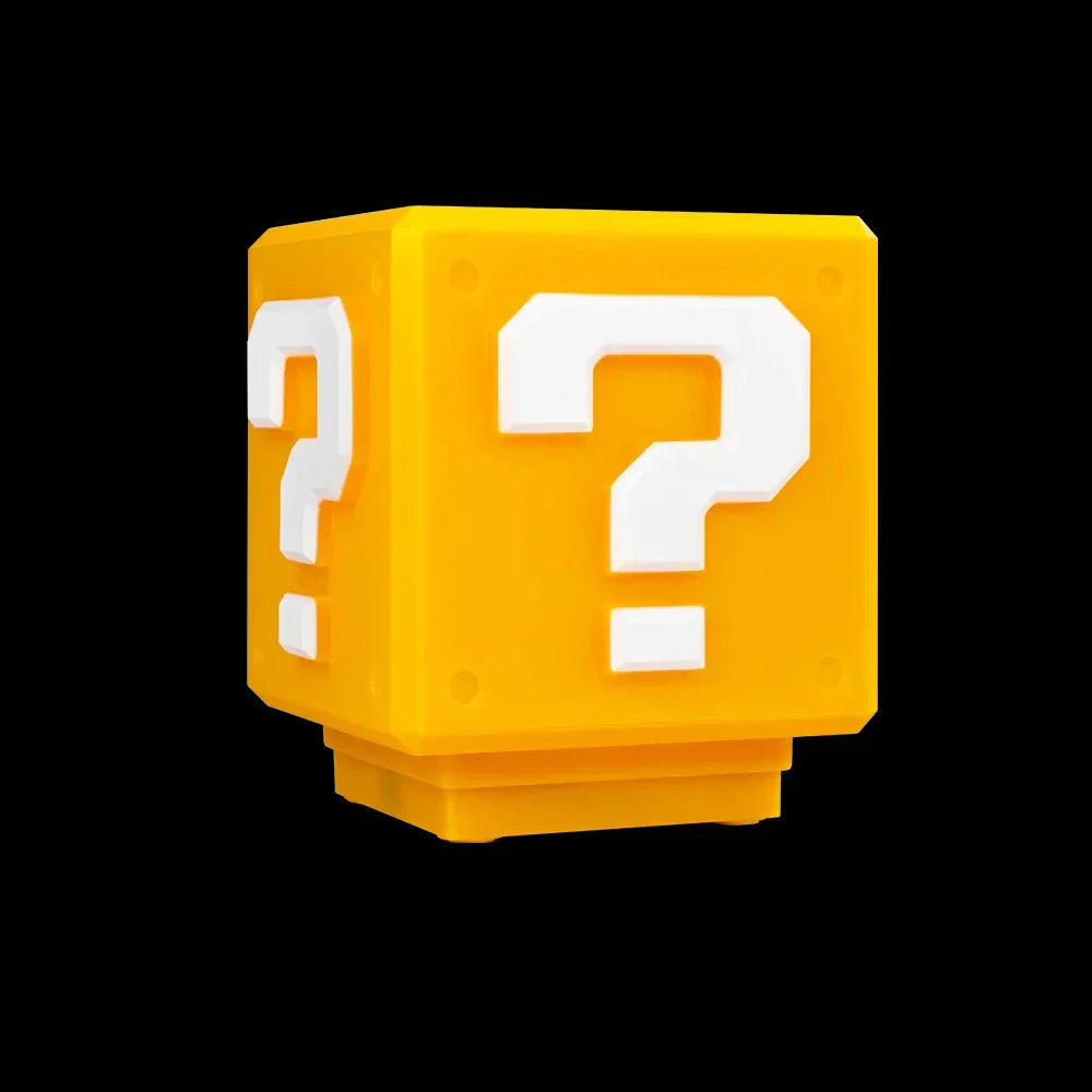 Bright yellow plastic HOMEFISH led question mark lamp usb rechargeable music anime peripheral bedside light gift