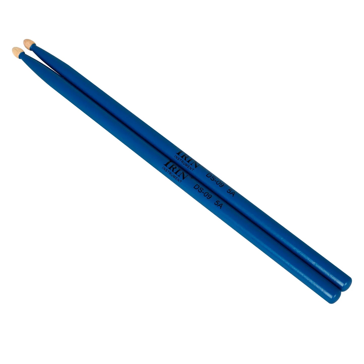 Blue irin 5a drumstick with light wooden tips multicolor drum mallets for professional percussion musical instrument use