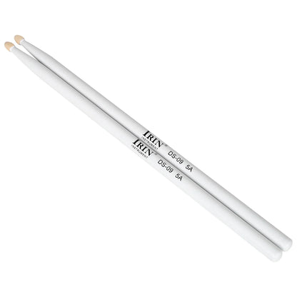 White irin 5a drumstick with light-colored maple tips multicolor drum mallets for professional percussion musical instrument use