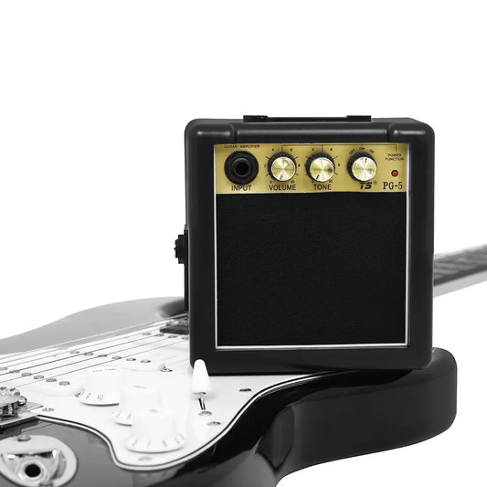Irin audio portable metal and plastic white box black loud musical instrument guitar amplifier with volume tone and power knobs