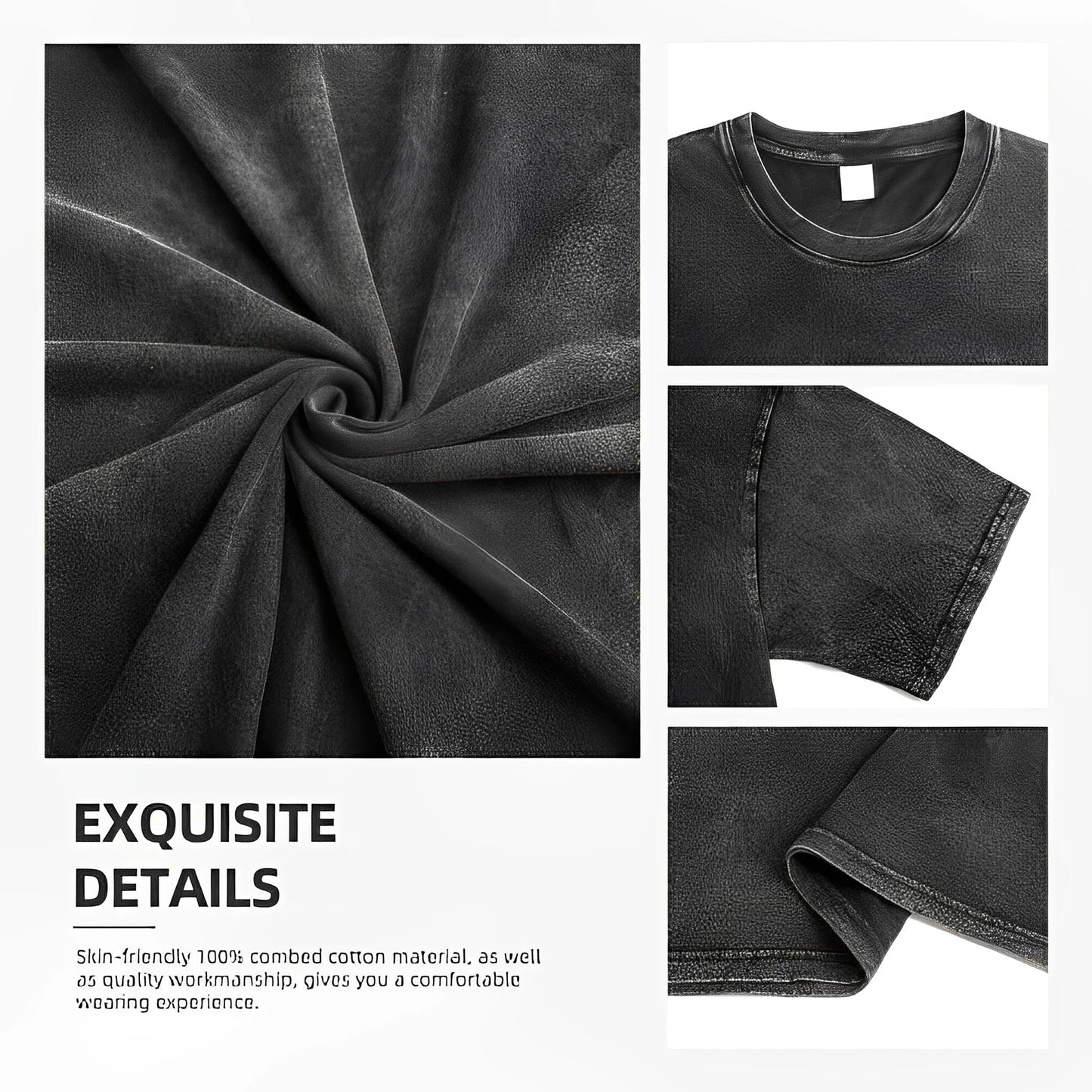 Black cotton hip hop shirt with soft textured finish and classic crew neck from tenna deltarune novelty women tops streetwear