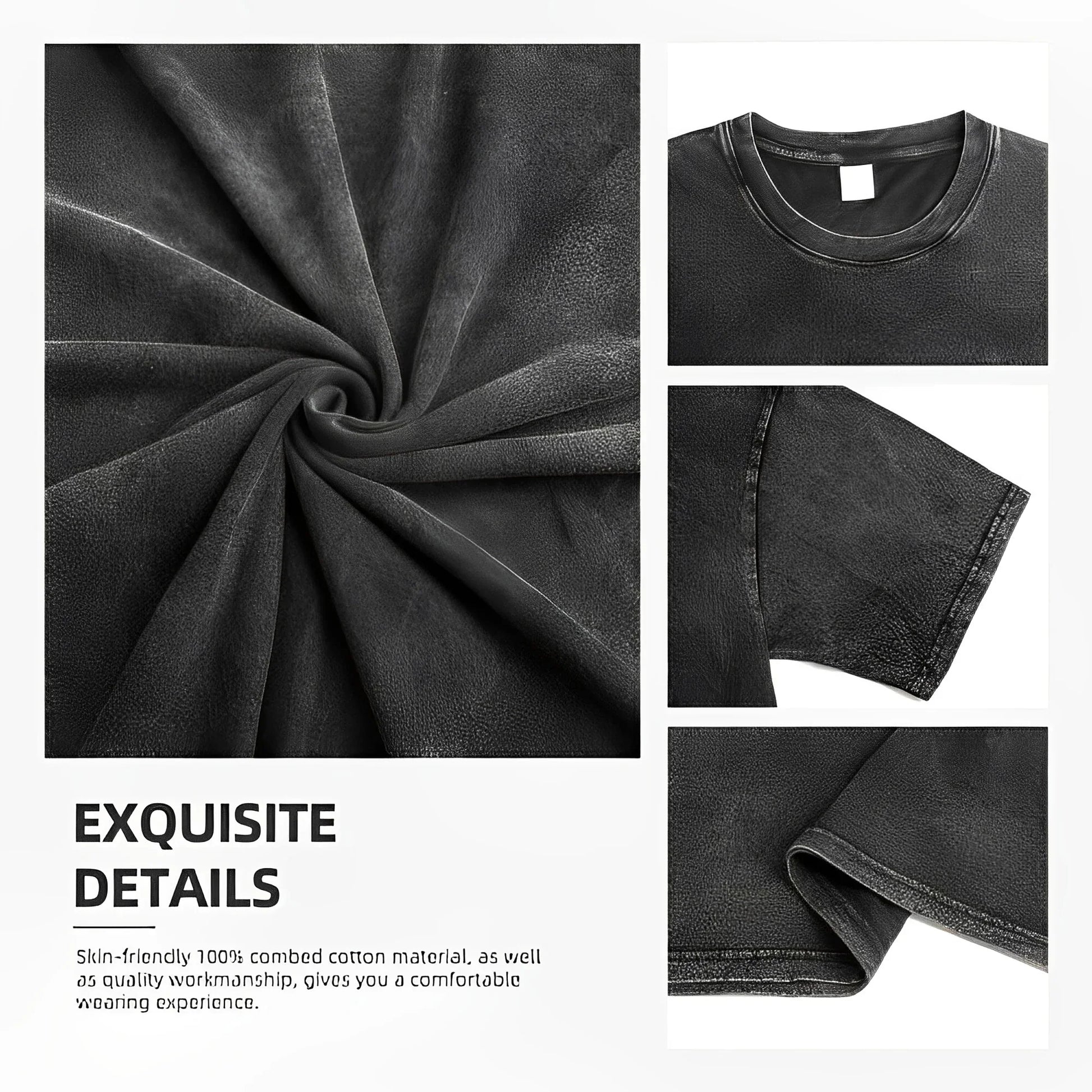 Black cotton hip hop shirt with soft textured finish and classic crew neck from tenna deltarune novelty women tops streetwear