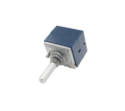 Blue plastic housing japan original alps universal volume potentiometer 10ka 20ka with silver shaft and threaded knob