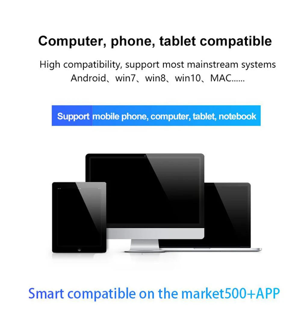 Black live sound card with sleek silver stand displayed with tablet and laptop for portable internet celebrity broadcast use