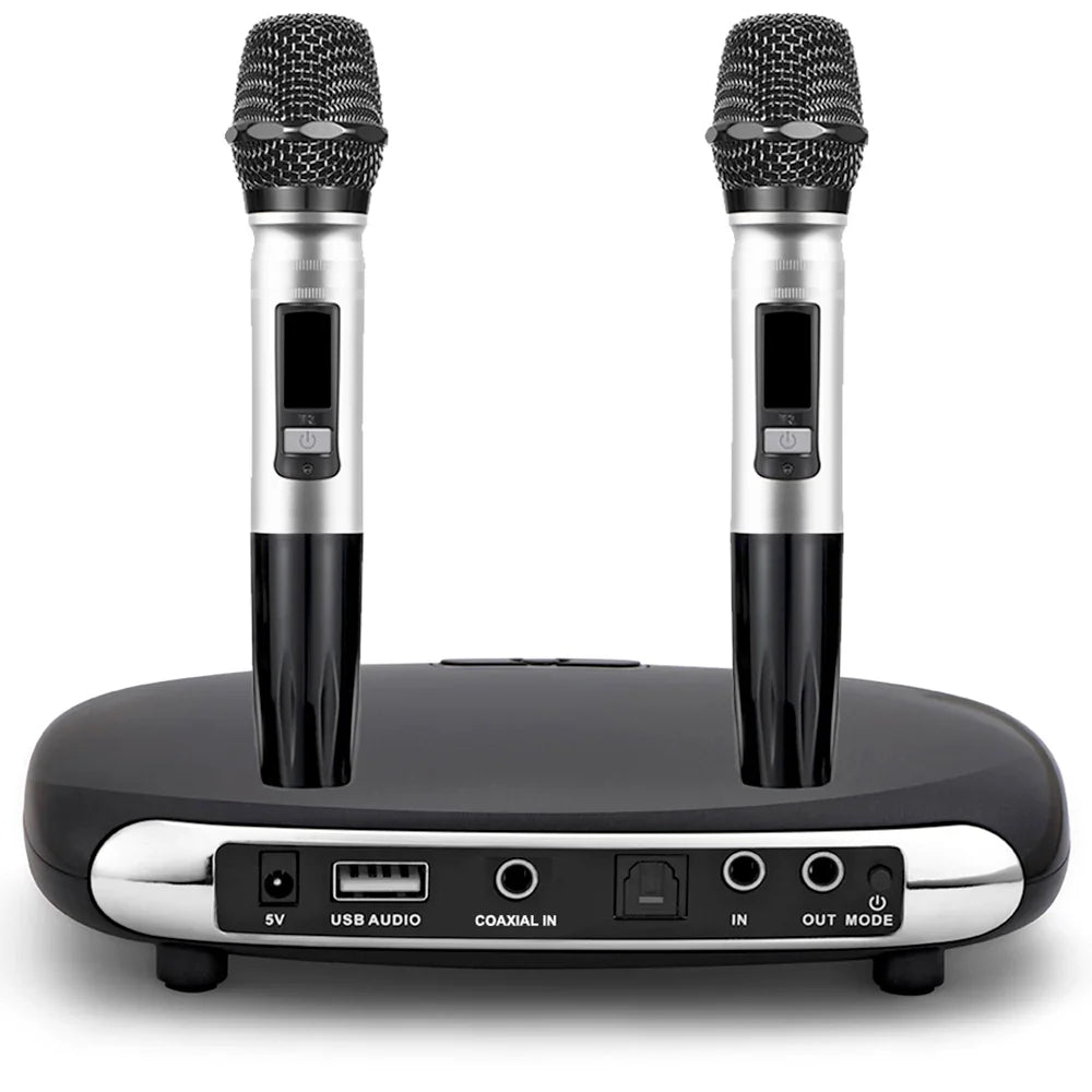 K8 Optical Coaxial Wireless Bluetooth 5.0 Karaoke Box Microphone Karaoke Player Home Karaoke Echo Mixer System Singing Machine - Type Beat
