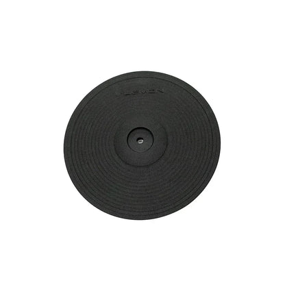 Black levoon 9 inch lemon drum cymbal splash dual zone electronic drum pad with concentric grooves and central hole