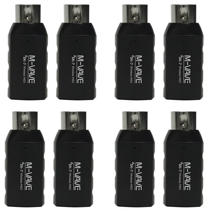 Black m-wave sk7 midi adapter wireless transmitter with metallic connectors for receiver transmitter rechargeable use