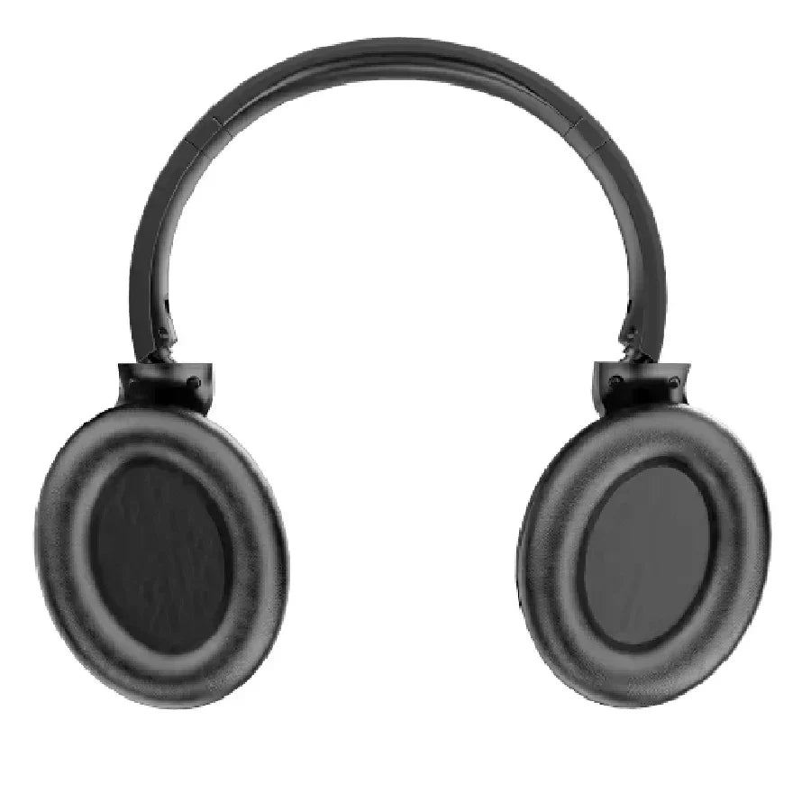 Black over-ear metal detector earphone with padded headband and circular earcups for professional metal detector use