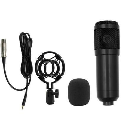 Black condenser microphone v8v8s with mesh grille foam windscreen for live broadcast set and v8v8s sound card use