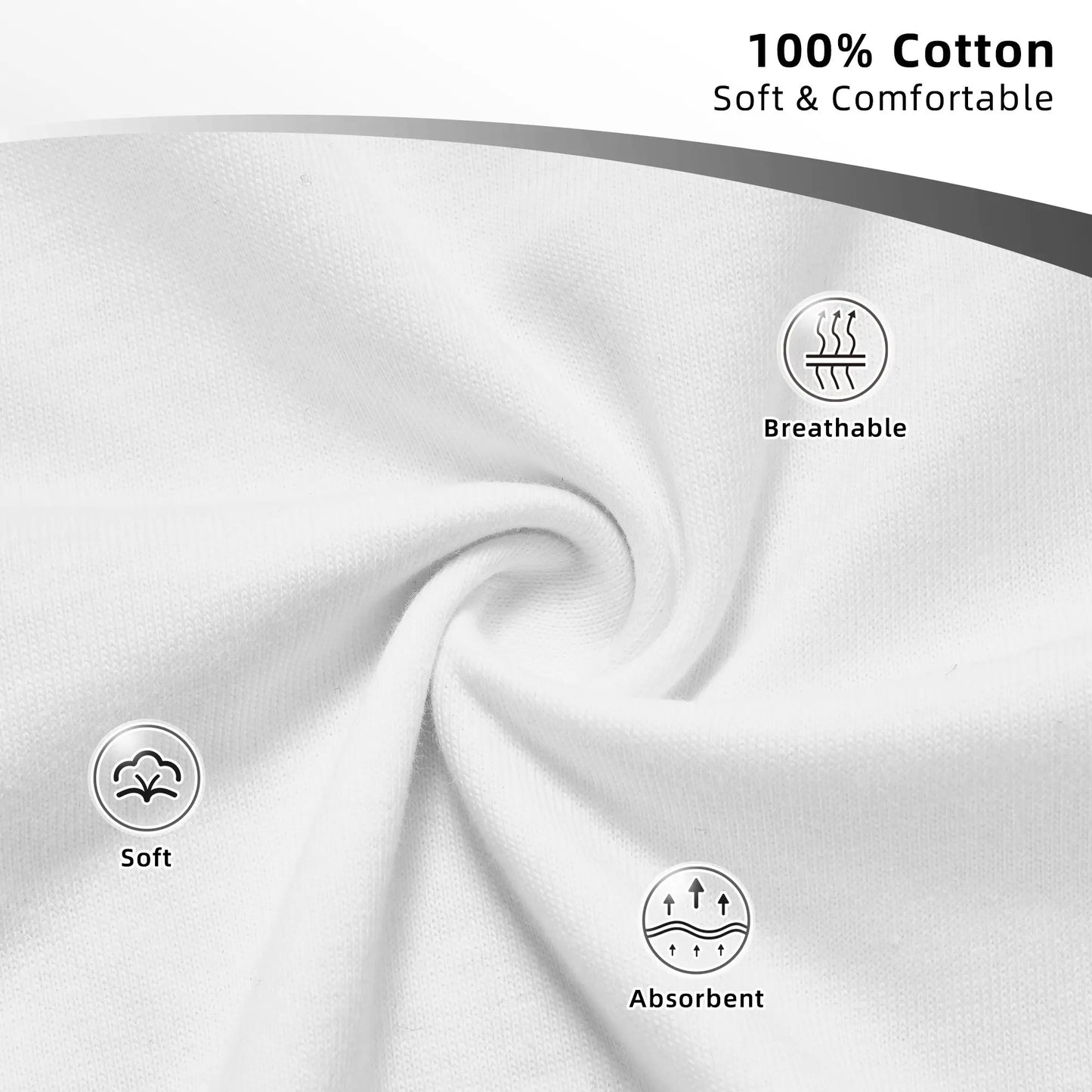 White 100% cotton fabric featuring soft breathable and absorbent qualities for milo and chip accessories unisex tee printed t-shirt