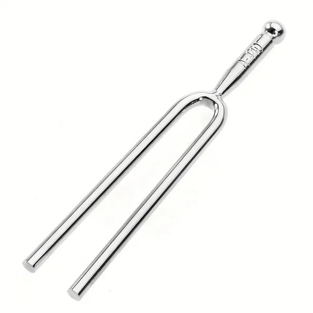 Shiny silver miwayer 1pc standard 440hz steel tuning fork with accurate musical tuning and long sustain features